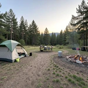 Campsite “zones system”