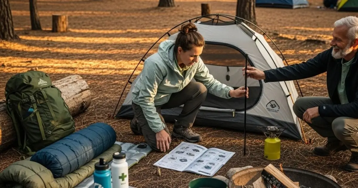 how to learn camping skills
