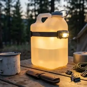 DIY Lantern + Camp Table Hack 