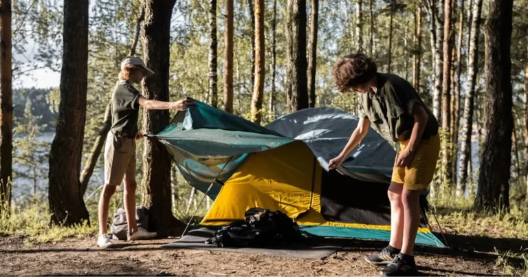 easy tent setup for beginners