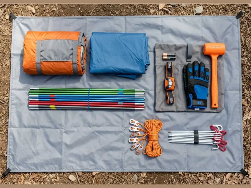 what comes in the tent bag