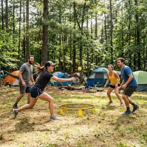 Action shot (active camping game)