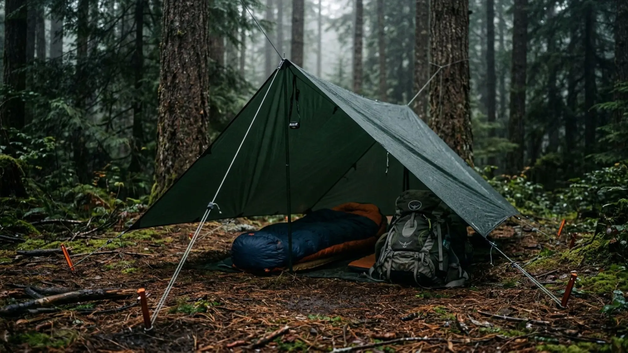 how to make a tarp shelter