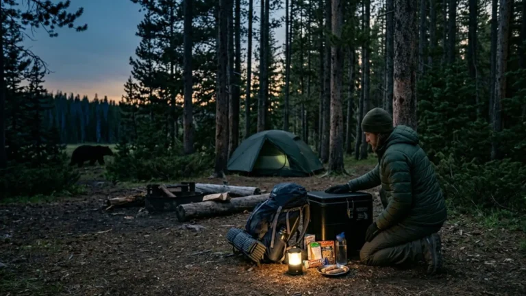 proper food storage camping bears